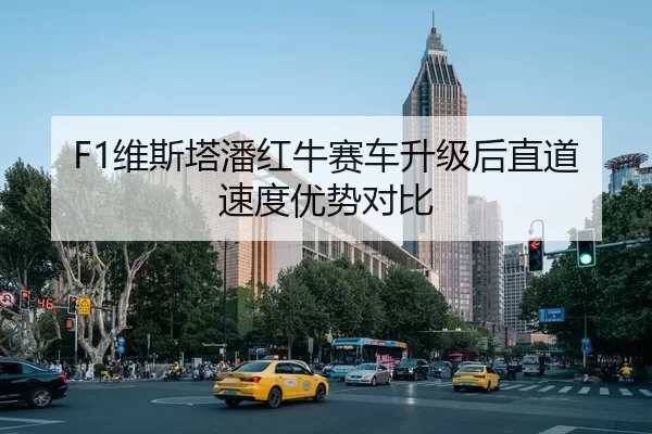 F1维斯塔潘红牛赛车升级后直道速度优势对比